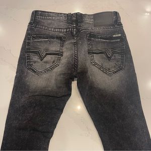 Men’s Buckle Salvage Straight Slim Fit Jeans 32S